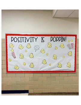 Positivity is POPPIN : Bulletin Board by Social Work with Miss C