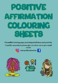 Positivity mindfuless colouring sheets