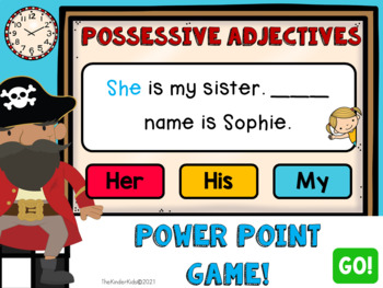 Preview of Possessive Adjectives PowerPoint Game