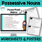 Possessive Nouns Apostrophe Worksheets, Posters and Memorandum