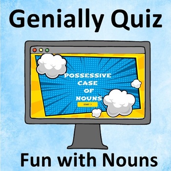 Preview of Possessive Case of Nouns for Russian-speaking students. Interactive Quiz