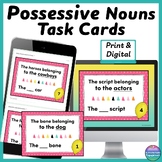 Singular and Plural Possessive Noun Print and Digital Task