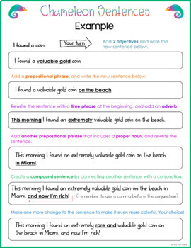 Expanding Sentences | Elaboration Practice with Adding Details | TpT