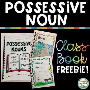 Preview of Possessive Nouns Activities Class Book: FREEBIE