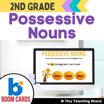 Preview of Possessive Noun Boom Cards / Possessive Noun Digital Activity