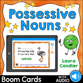 Preview of Possessive Nouns Boom Cards With Audio (Singular and Plural Possessive Nouns)