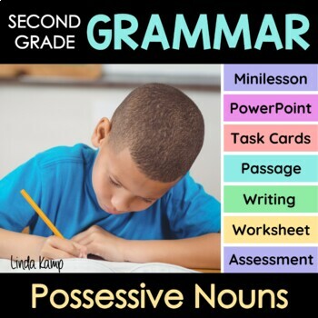 Preview of Possessive Nouns Daily Grammar Practice, Worksheets Activities Centers 2nd Grade