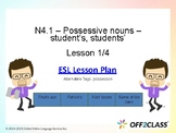 Possessive Nouns – Free ESL Lesson Plan