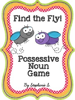Possessive Nouns Game by Kindershenanigans | Teachers Pay Teachers