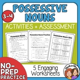 Possessive Nouns Printables Mini-Pack - No-Prep Worksheets