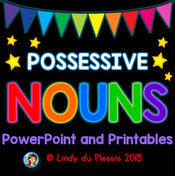 Preview of Possessive Nouns PowerPoint and Worksheets