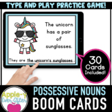 Possessive Nouns Practice - Grammar | Boom Cards™ - Distan