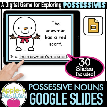 Preview of Possessive Nouns Practice - Grammar | Google Slides - Distance Learning
