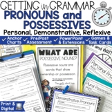 Possessive Nouns Worksheets Pronouns Anchor Chart 3rd 4th 