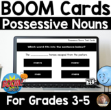 Possessive Nouns SELF-GRADING BOOM Deck -Grades 3-5: Set o