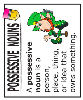 Possessive Noun Activities & Lesson–2nd Grade Grammar–Possessive Noun