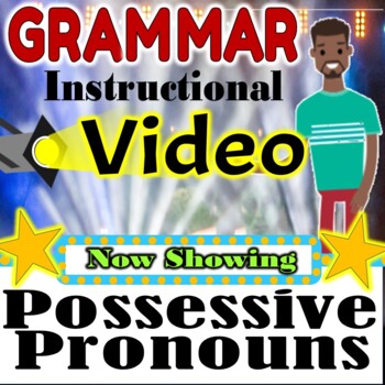 Preview of Possessive Pronoun Grammar Instructional Video Distance Learning