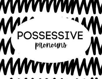 Preview of Possessive Pronouns