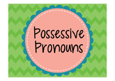 Possessive Pronouns Interactive Notebook lesson