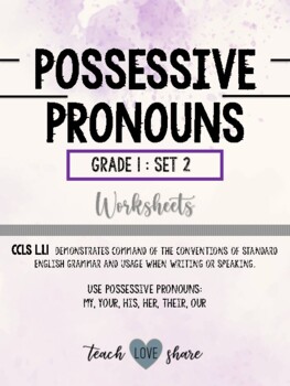 Mine Your Possessive Pronouns Teaching Resources Tpt