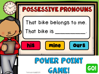 Preview of Possessive Pronouns PowerPoint Game