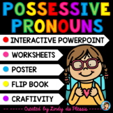 Possessive Pronouns PowerPoint and Worksheets for 1st, 2nd, and 3rd grade