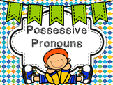 Possessive Pronouns-QR Codes, Task Cards, etc.