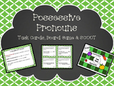 Possessive Pronouns Task Cards, Board Game, and SCOOT