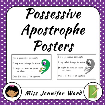 apostrophe possessive poster