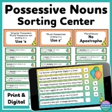 Possessive and Plural Nouns Activity - Print and Digital S
