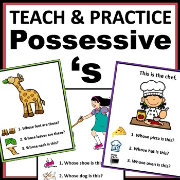 Preview of Possessive Nouns for Speech Therapy