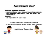 Possessives Speech Therapy Unit