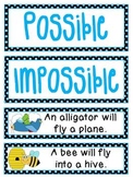 Probability Math Center: Possible or Impossible Sentence S