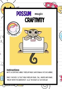 Preview of Possum Magic - Craftivity