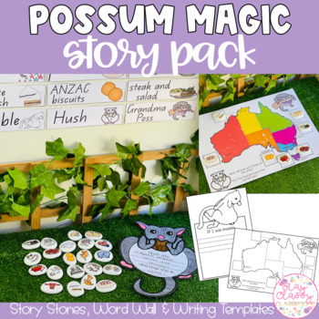 Preview of Possum Magic Story Pack | Story Stones Printables