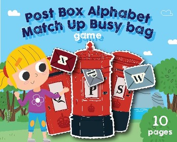 Preview of Post Box Alphabet Match Up, Preschool, Kindergarten, Home school, Alphabet, Lett