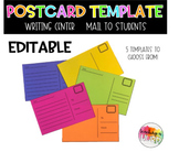 Post Card Template- Editable