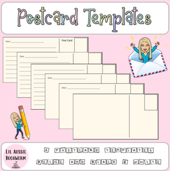 Postcard template