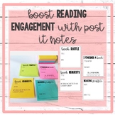 Post It Note Templates for Reading Engagement