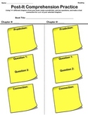 Post - It Reader's Workshop Comprehension Sheet