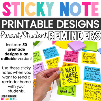 reminder sticky notes