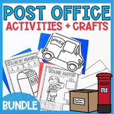 Post Office Activities & Crafts Preschool Coloring Workshe