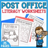 Post Office Activities for Preschool Mail Carrier Literacy