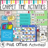 Post Office Carpet Time Activities Circle Time | Preschool