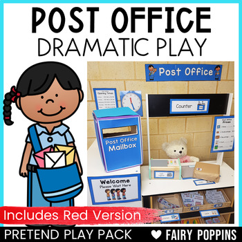 Post Office Dramatic Play Center Pretend Play By Fairy Poppins