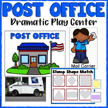 Preview of Post Office Dramatic Play Center for 3K, Pre-K, Preschool & Kindergarten