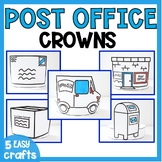 Post Office Dramatic Play Craft Printable Coloring Activit