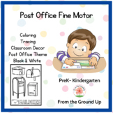 Post Office Fine Motor Mailbox Printables - Preschool-1st Grade