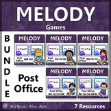 Solfege | Elementary Music Melody Games Post Office Bundle