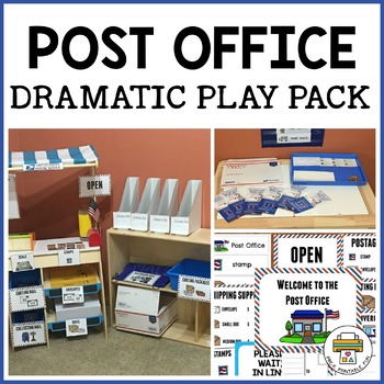 Preschool Post Office Themed Dramatic Play & Activities BUNDLE! | TPT